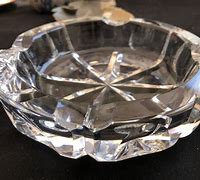 Havana house Ashtray -. Crystal