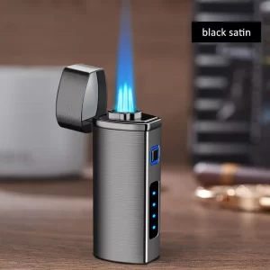 Triple Torch Electronic Lighter (Grey)