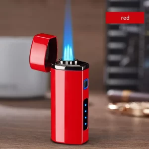 Triple Torch Electronic Lighter (Red)